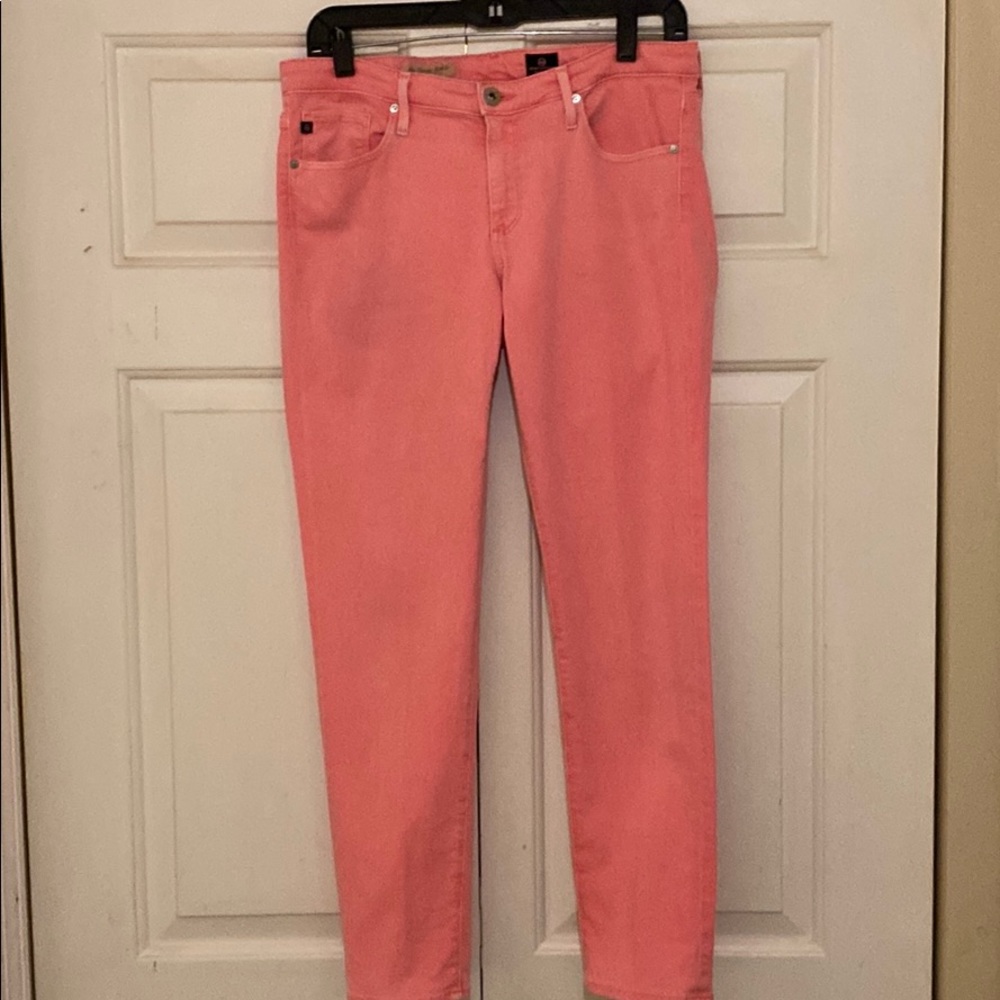 Anthropologie Pink skinny pant
